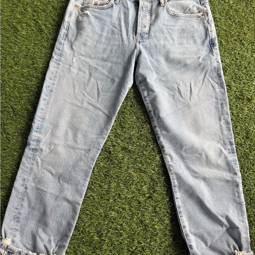 Citizens Of Humanity Straight Leg Jeans in Light Blue